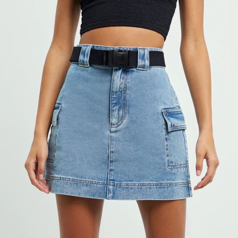 PacSun Cargo Skirt w/ Cargo Belt